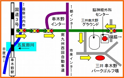 パークゴルフ場位置図